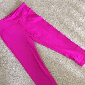 Magenta 90 degree leggings